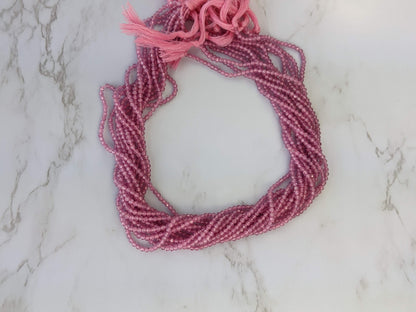 Pink Sapphire 2.5mm Faceted Rounds