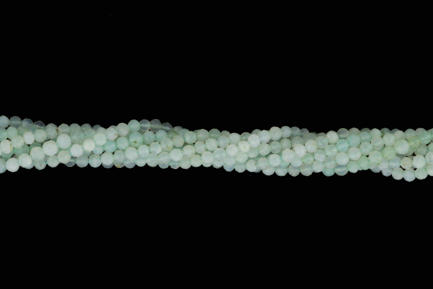 Blue Peruvian Opal 3.5mm Faceted Rounds