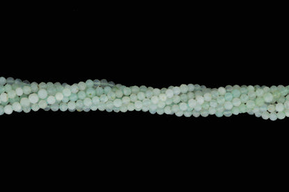 Blue Peruvian Opal 3.5mm Faceted Rounds