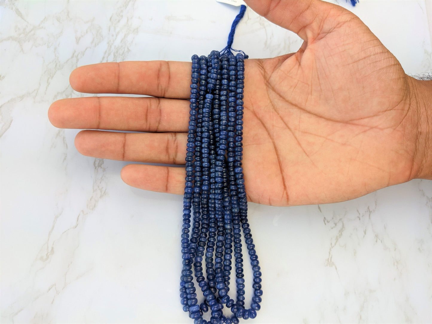 Cornflower Blue Sapphire 5mm Smooth Rondelles