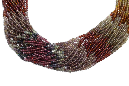 Tundra Sapphire 4mm Faceted Rondelles