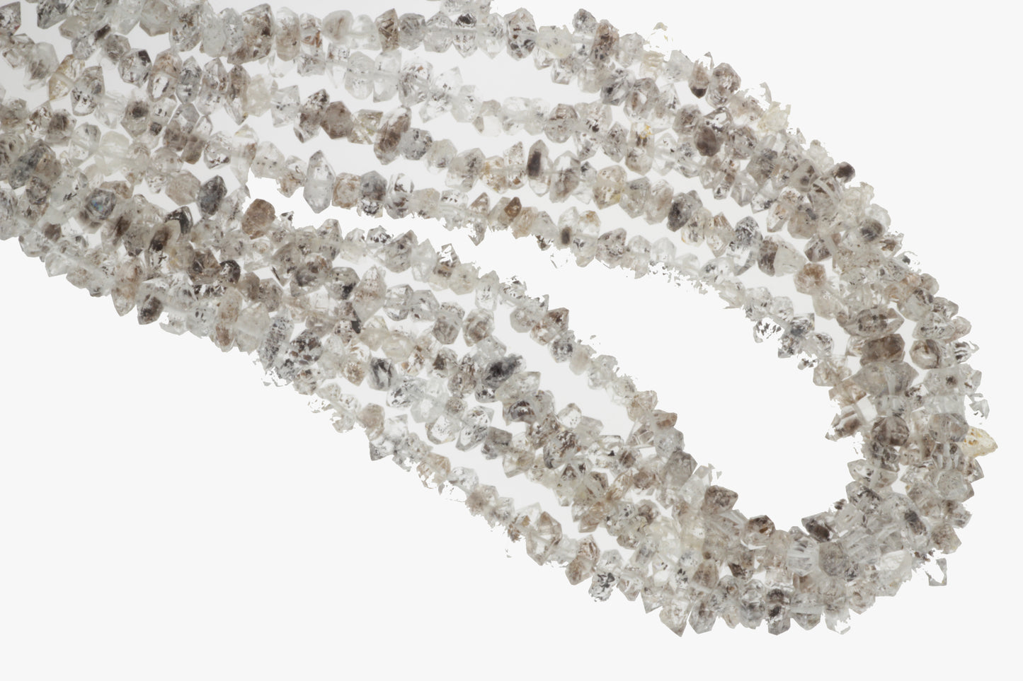 Dark Herkimer Diamond Quartz 5mm Freeform Chips