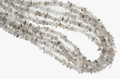 Dark Herkimer Diamond Quartz 5mm Freeform Chips