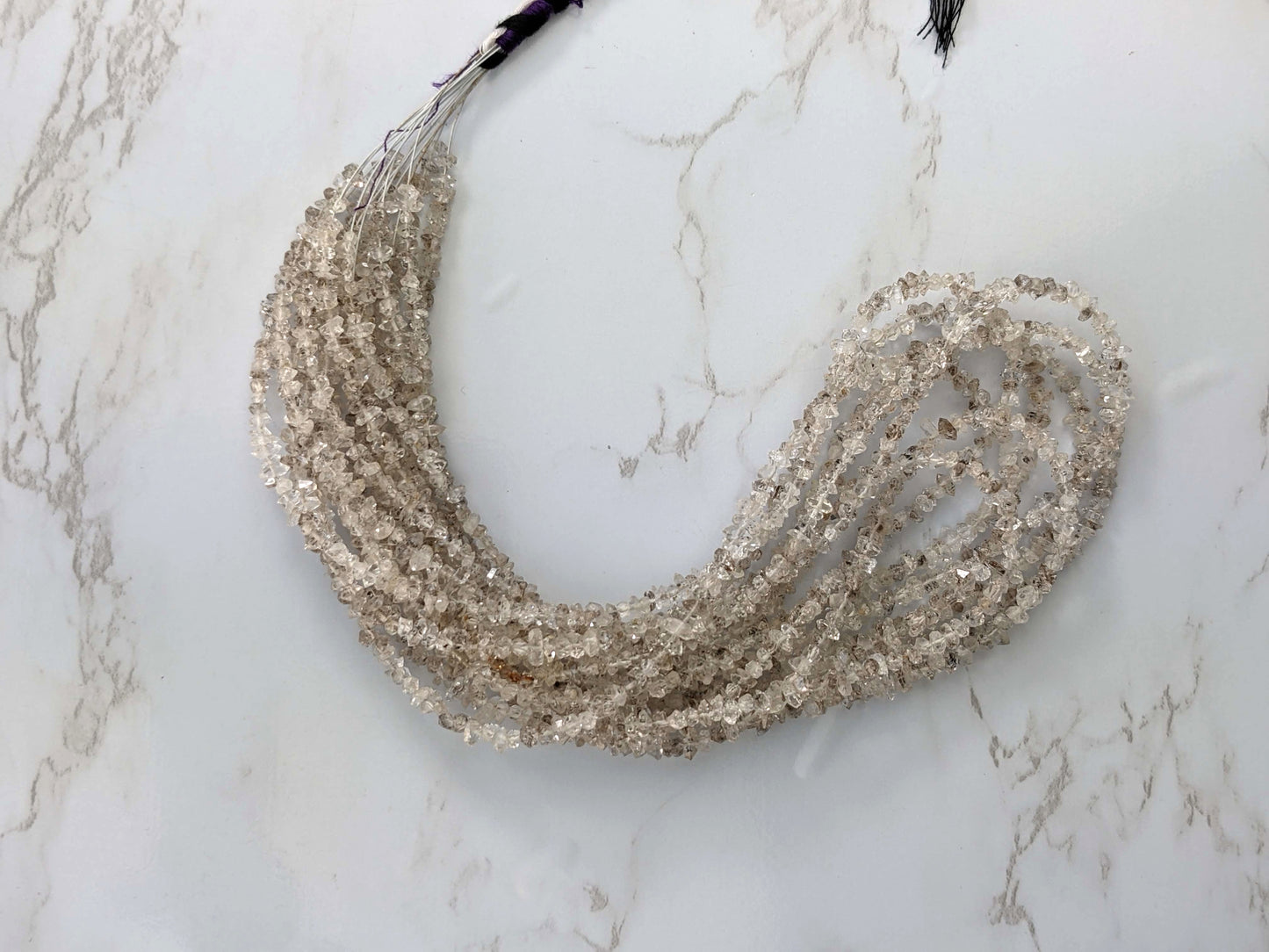 Herkimer Diamond Quartz 3mm Freeform Chips
