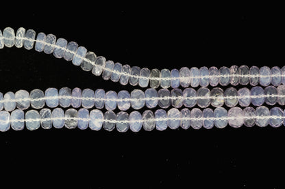 Ombre Lavendar Scorpiolite 8mm Faceted Rondelles