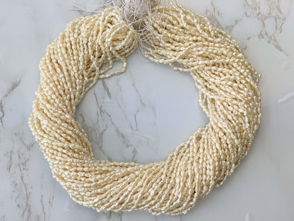 White Freshwater Pearl 4x2mm Biwa Sticks