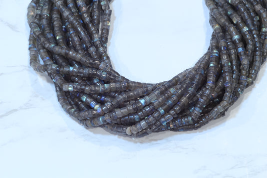 Blue Labradorite 4.5mm Smooth Tires