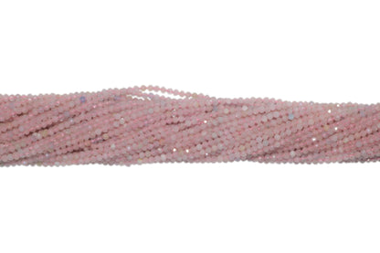 Morganite 2mm Faceted Rounds