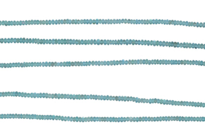 Apatite 3mm Smooth Rondelles