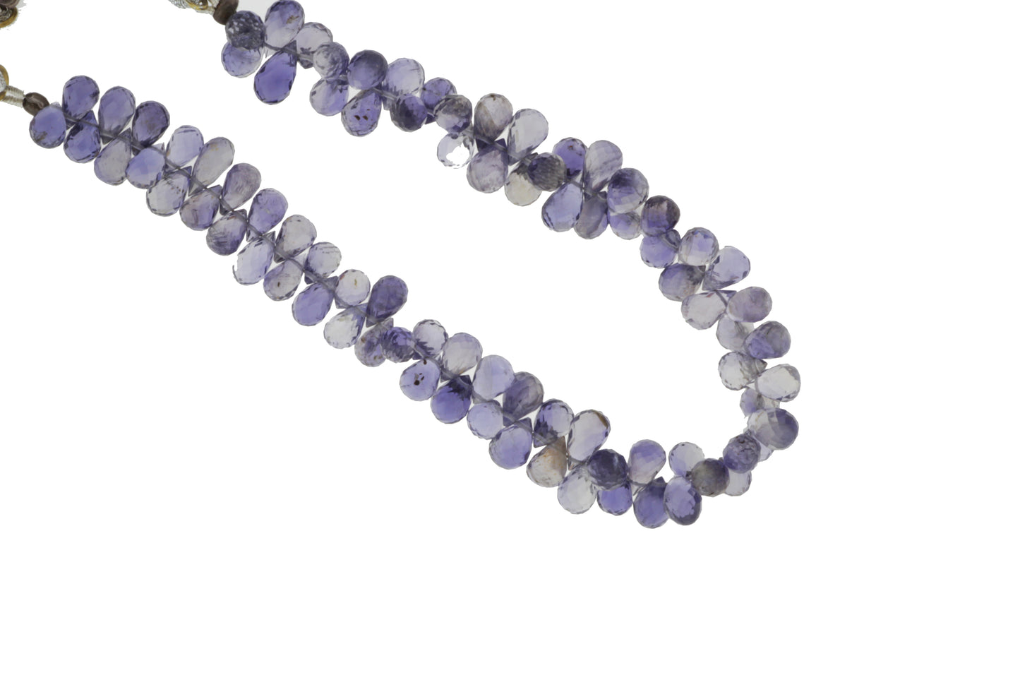 Blue Iolite 7x4mm Faceted Teardrop Briolettes