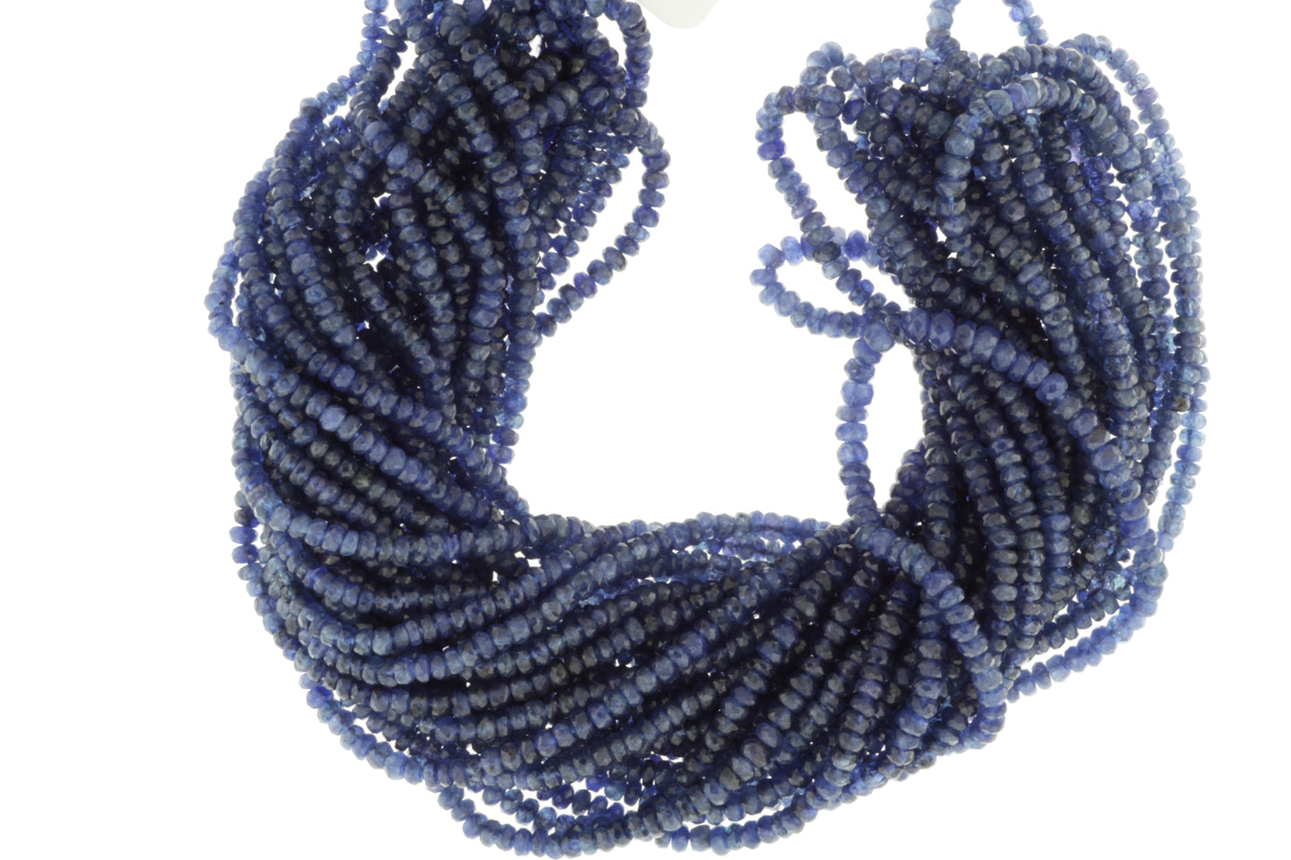 Royal Blue Sapphire 2mm Faceted Rondelles