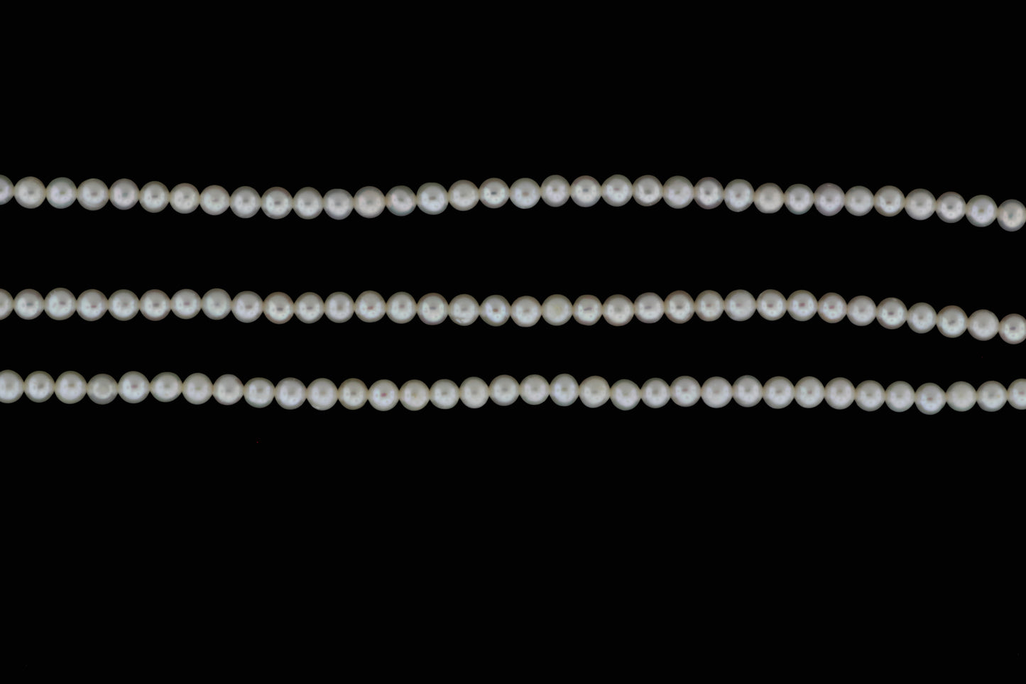 White Freshwater Pearl 4mm Smooth Rounds