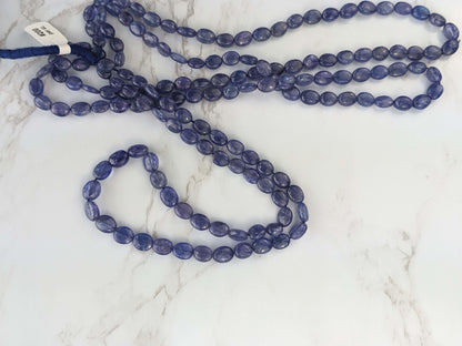 Blue Tanzanite 7x5mm Smooth Ovals