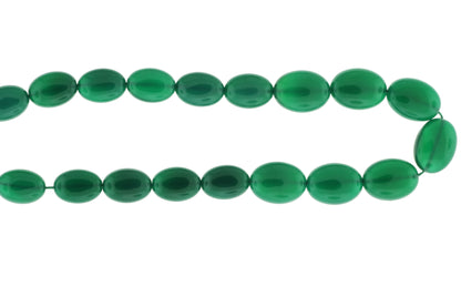 Green Onyx 12x10mm Smooth Ovals
