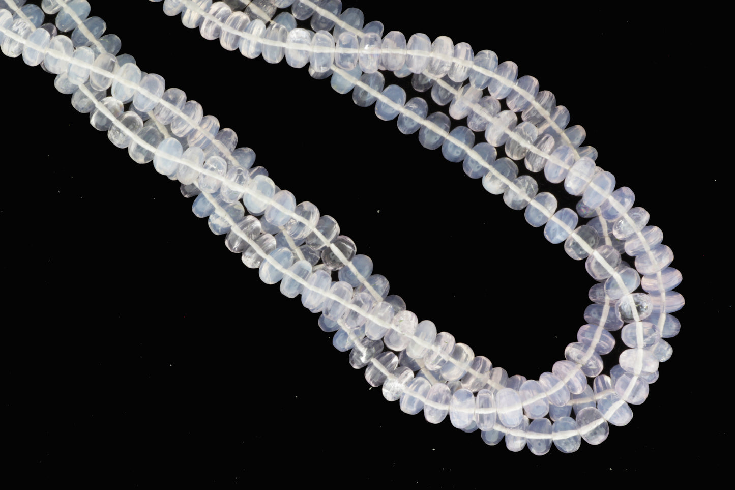 Ombre Lavendar Scorpiolite 6mm Smooth Rondelles