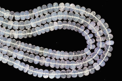 Ombre Lavendar Scorpiolite 8mm Faceted Rondelles