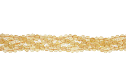 Yellow Citrine 5mm Faceted Rounds