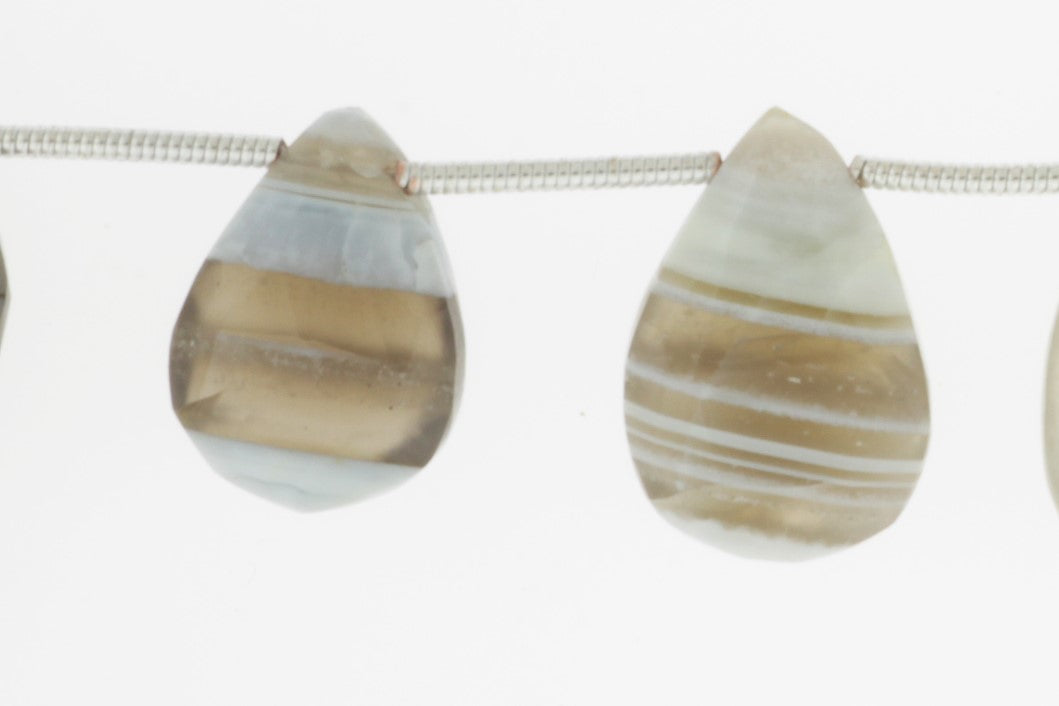 Owyhee Opal 16x11mm Faceted Pear Shaped Briolettes