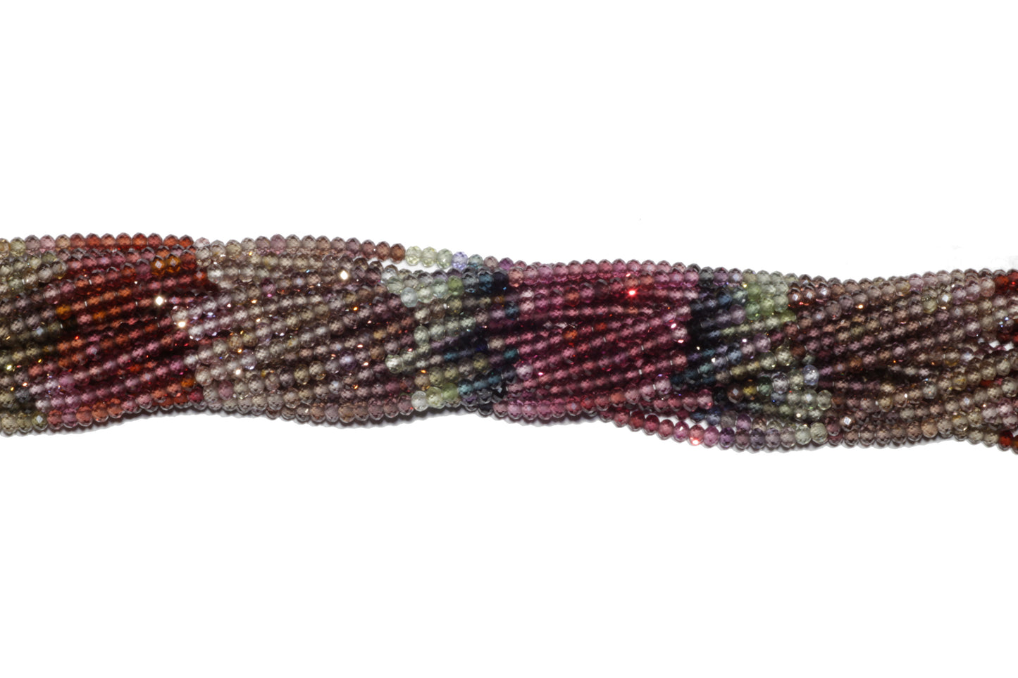 Tundra Sapphire 4mm Faceted Rondelles