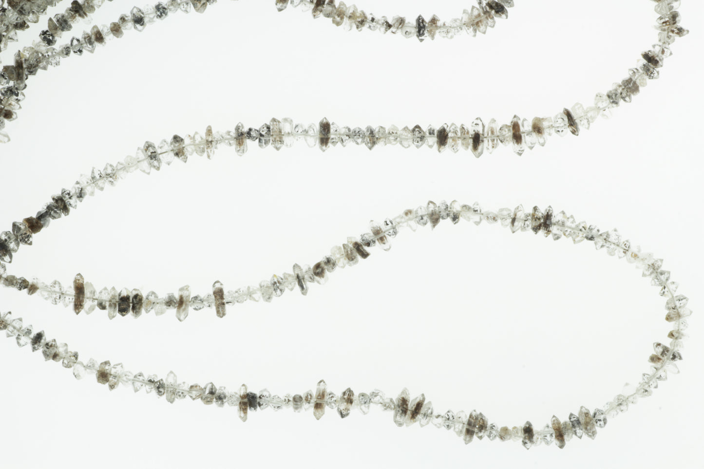 Dark Herkimer Diamond Quartz 3mm Freeform Chips