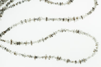 Dark Herkimer Diamond Quartz 3mm Freeform Chips