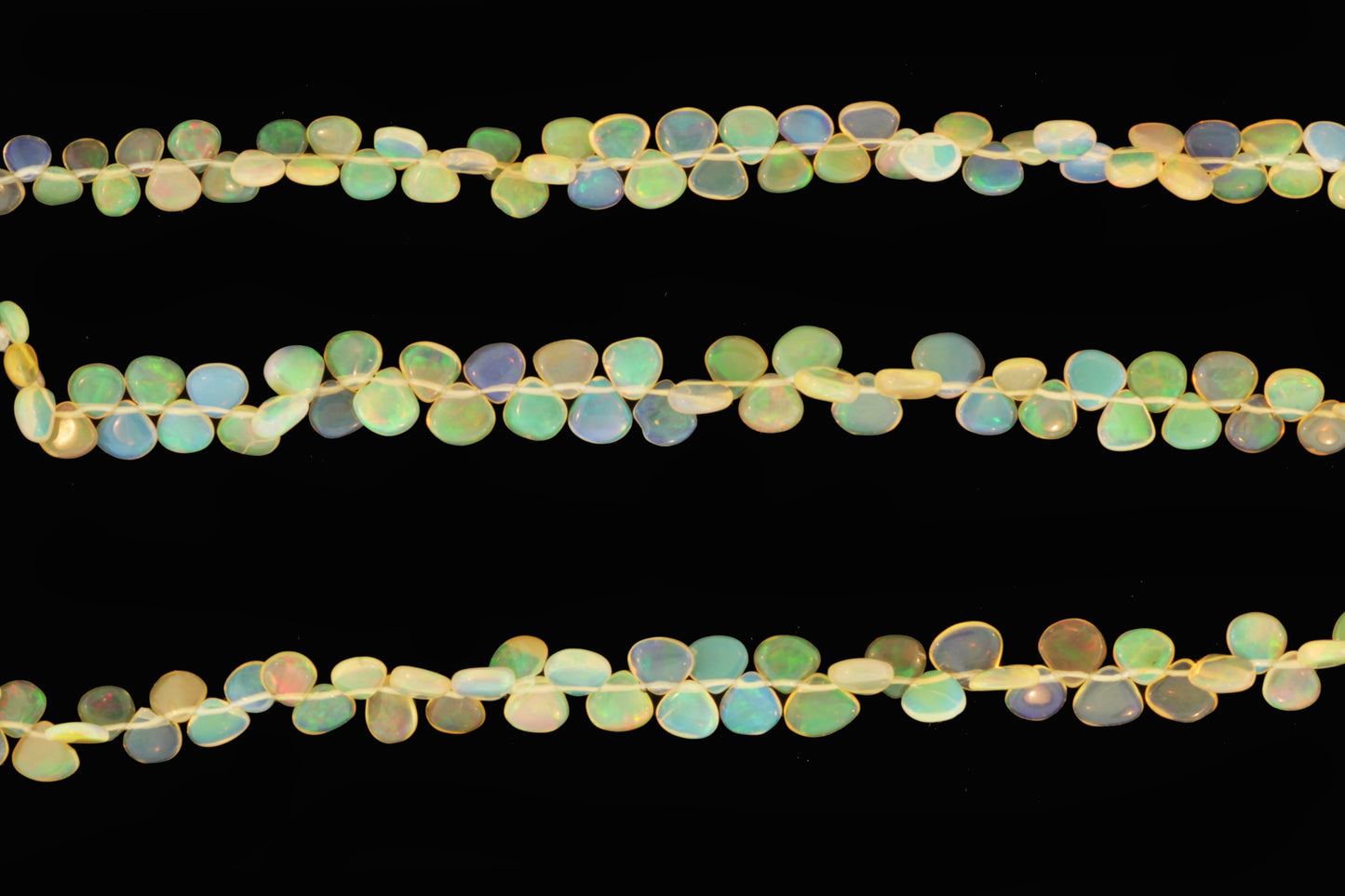 Ethiopian Opal 5mm Smooth Heart Shaped Briolettes