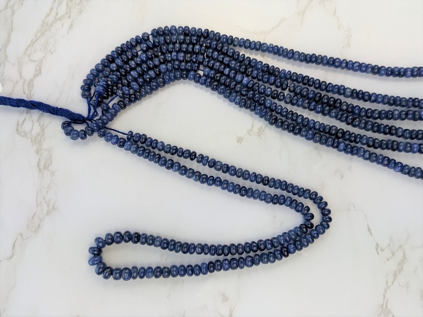 Cornflower Blue Sapphire 5mm Smooth Rondelles