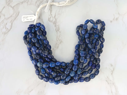 Royal Blue Lapis Lazuli 9x7mm Smooth Ovals