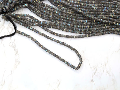 Blue Labradorite 5mm Smooth Tires