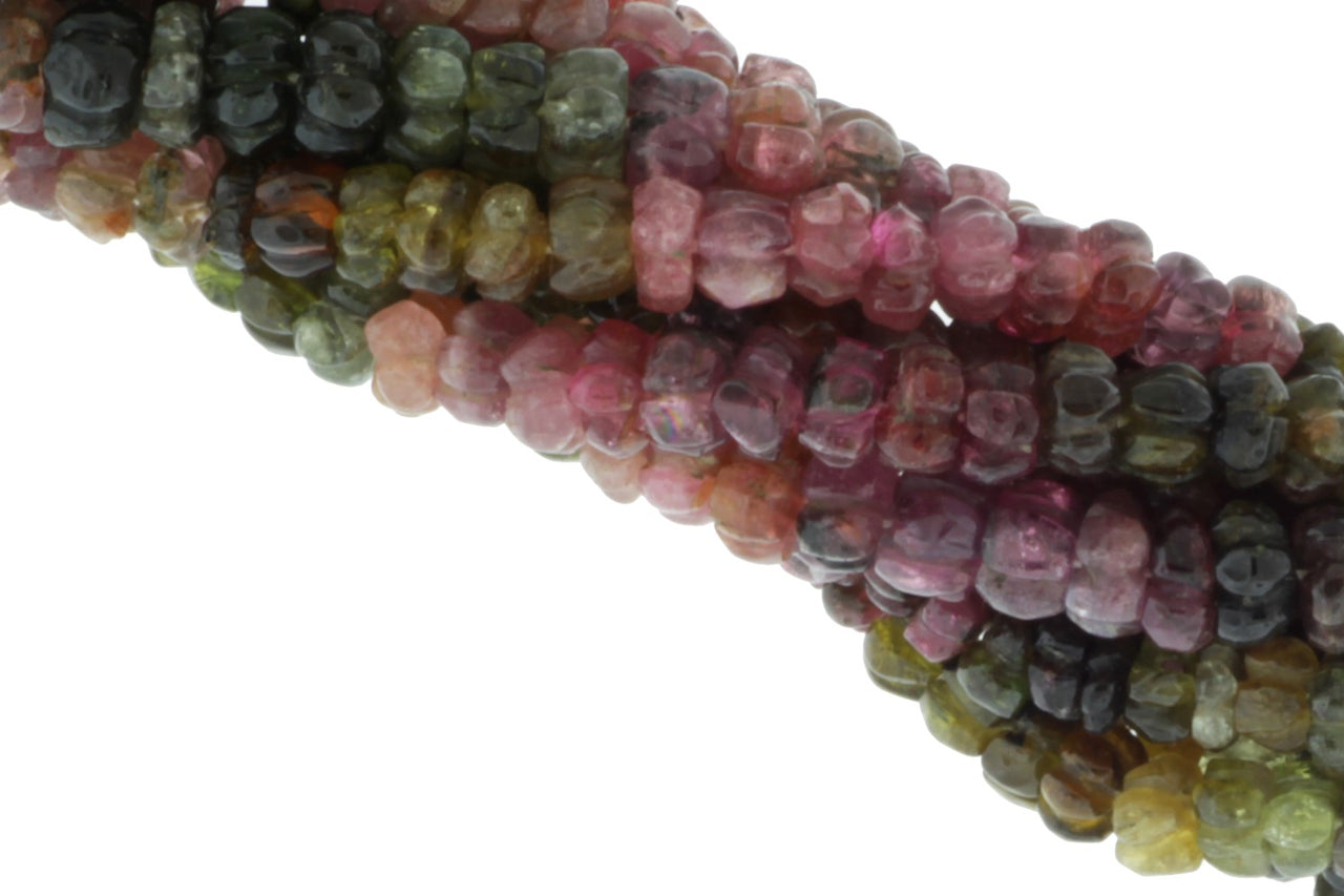 Watermelon Tourmaline 6mm Carved Melon