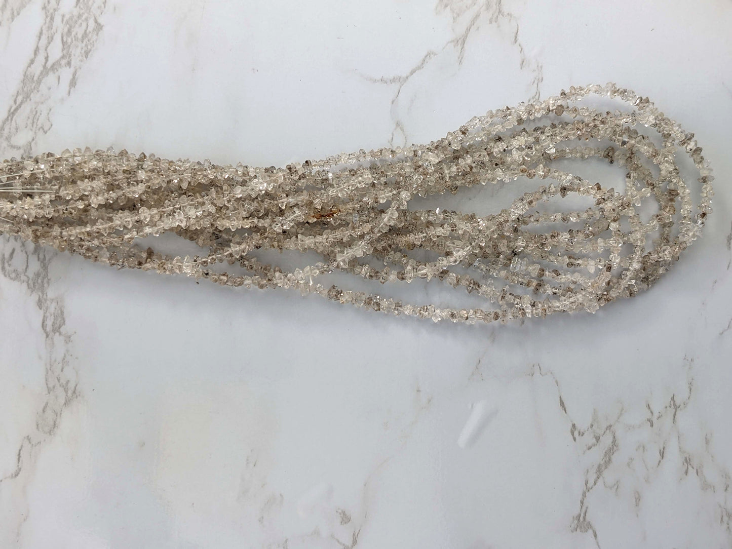 Herkimer Diamond Quartz 3mm Freeform Chips