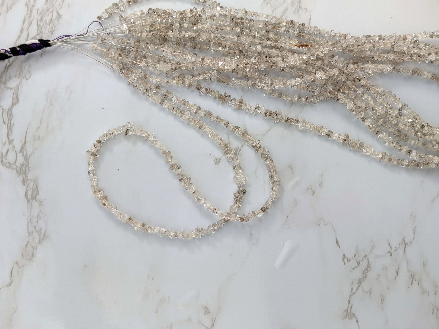 Herkimer Diamond Quartz 3mm Freeform Chips