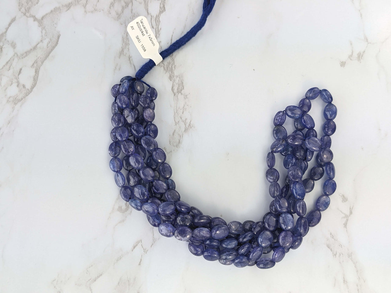 Blue Tanzanite 7x5mm Smooth Ovals