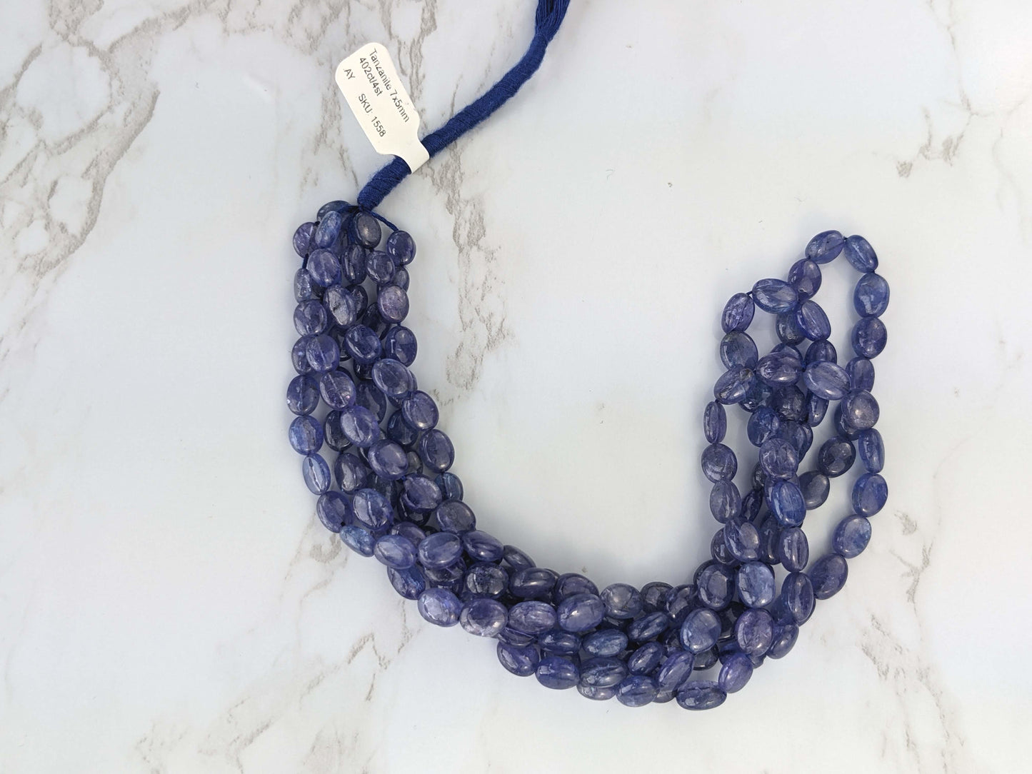 Blue Tanzanite 7x5mm Smooth Ovals