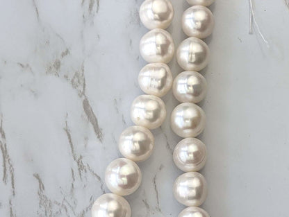 White Freshwater Pearl 11mm Baroque