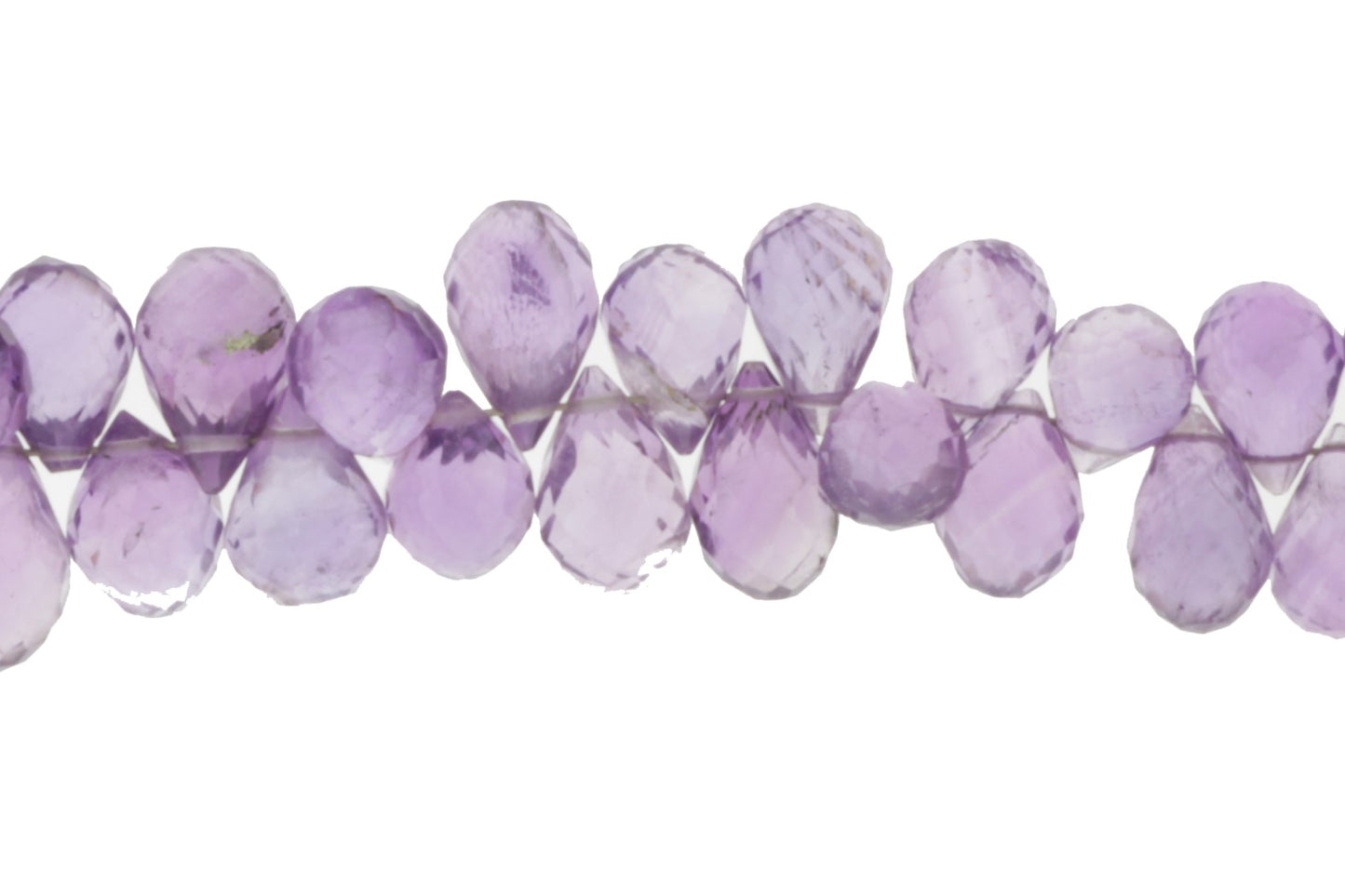 Light Purple Amethyst 9x6mm Faceted Teardrop Briolettes