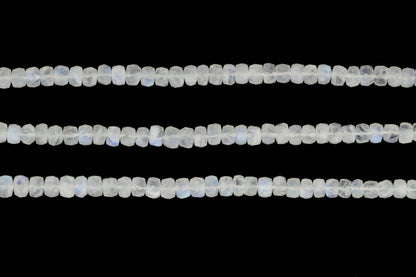 Rainbow Moonstone 8mm Faceted Rondelles