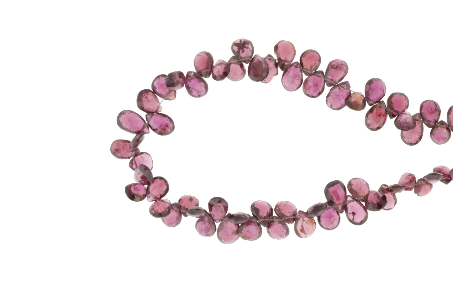 Rhodolite Garnet 9x5mm Faceted Pear Shaped Briolettes