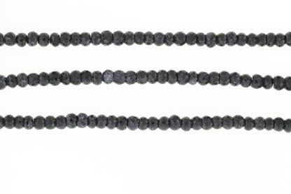 Dyed Blue Sapphire 5mm Faceted Rondelles