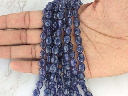 Blue Tanzanite 10x8mm Smooth Ovals