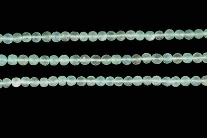 Aqua Chalcedony 5mm Faceted Rounds