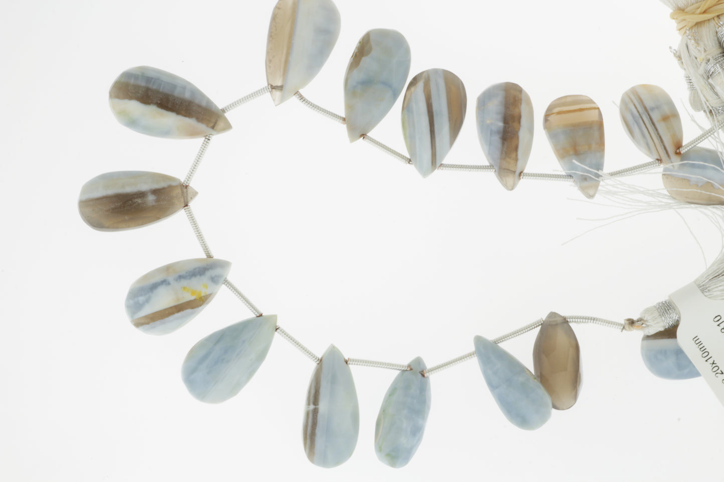 Owyhee Opal 20x10mm Faceted Pear Shaped Briolettes