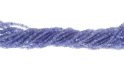 Blue Tanzanite 3.5mm Faceted Rondelles