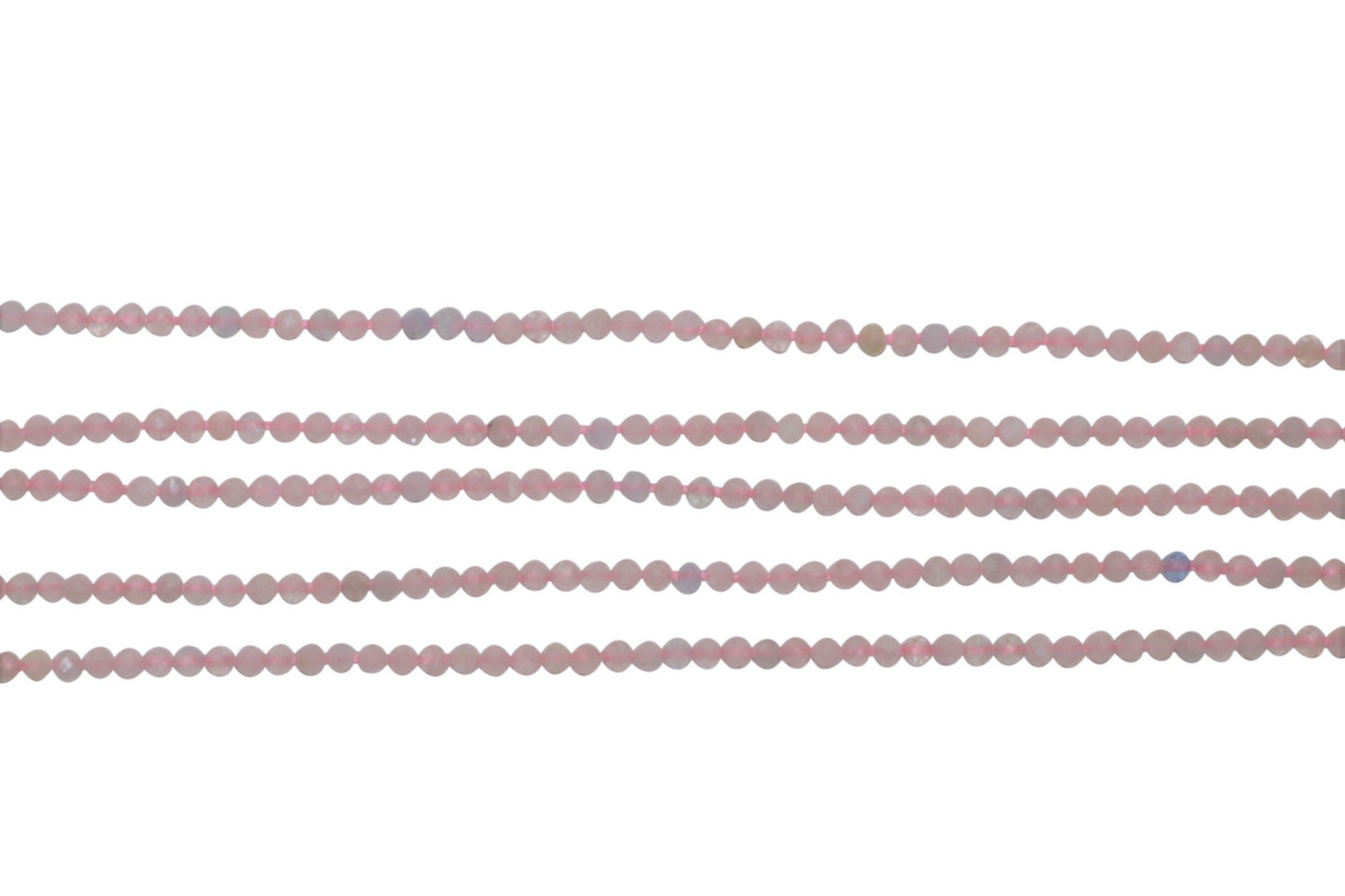 Morganite 2mm Faceted Rounds