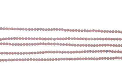 Morganite 2mm Faceted Rounds