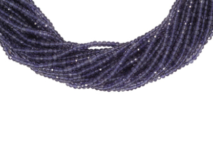 Iolite 2.5mm Faceted Rondelles