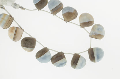 Owyhee Opal 16mm Faceted Heart Shaped Briolettes