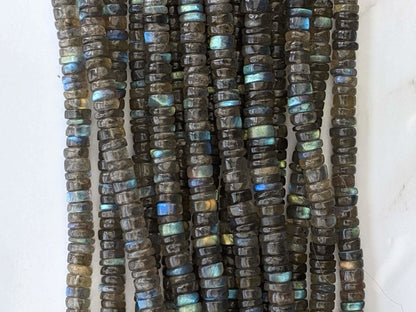 Blue Labradorite 6mm Smooth Tires