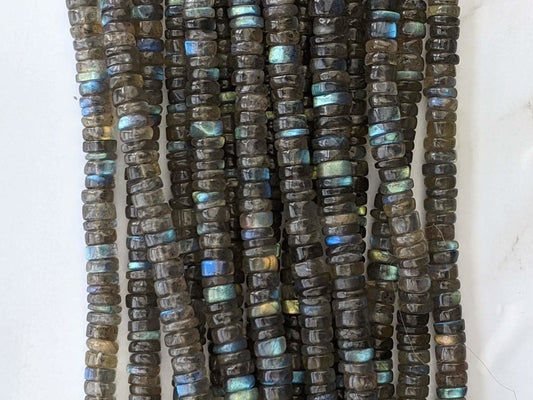 Blue Labradorite 6mm Smooth Tires