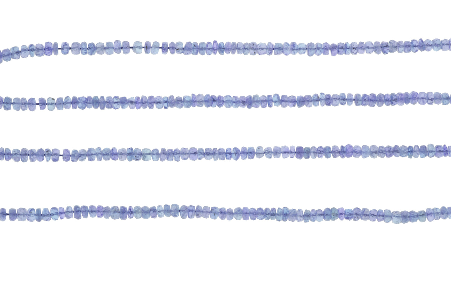 Blue Tanzanite 3.5mm Faceted Rondelles
